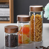 Set Of Three Glass Air Tight Borosilicate Jars