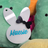 Customizable Acrylic Easter Tags – Bunny Shape