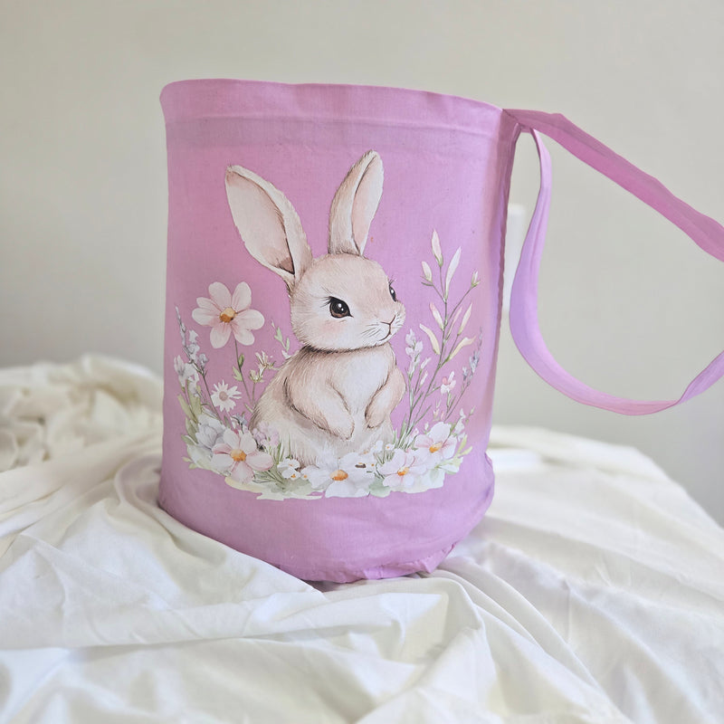 Handmade Cotton Easter Basket – Adorable Bunny Design
