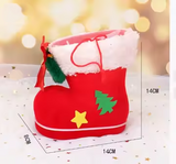 Red Christmas Santa Boot Gift Holder – 14cm