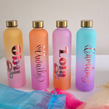 32 Oz Plastic Water Bottles with Time Marking