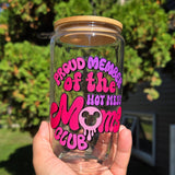 16Oz Mom Club Glass Tumbler