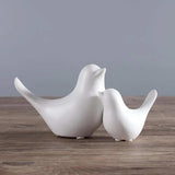 Elegant Ceramic Bird Sculptures