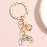 Blooming Spring Enamel Keychain