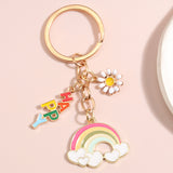 Blooming Spring Enamel Keychain