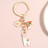 Blooming Spring Enamel Keychain